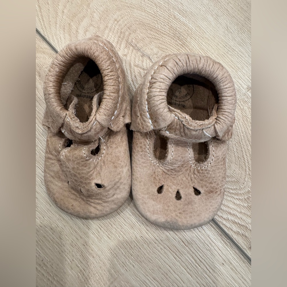 Freshly Picked Light Brown Baby Moccasins